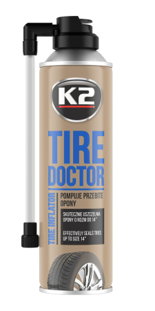 PRODUSE K2 - K2 TIRE DOKTOR 398ml Spray pt umflat si reparat anvelope