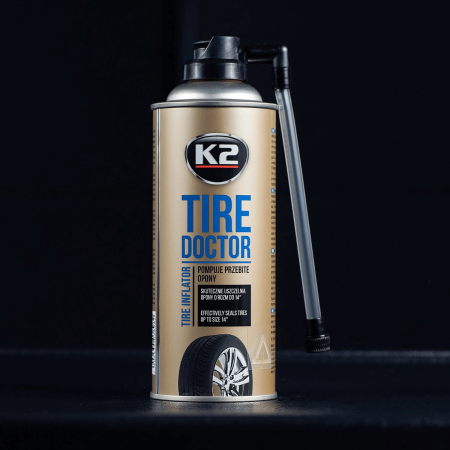 K2 TIRE DOKTOR 398ml Spray pt umflat si reparat anvelope [1]