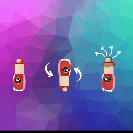 K2 VENTO 8ML BLISTER Odorizant sticluta cu snur BUBBLE GUM [4]