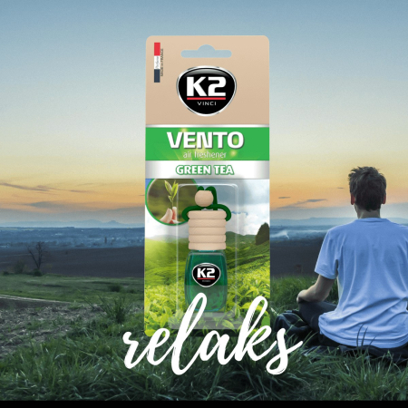 K2 VENTO 8ML BLISTER Odorizant sticluta cu snur GREEN TEA [5]