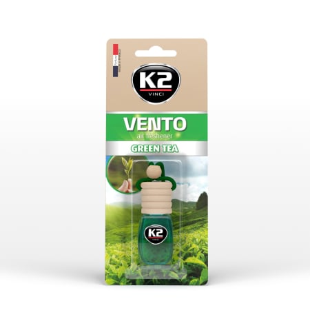 PRODUSE K2 - K2 VENTO 8ML BLISTER Odorizant sticluta cu snur GREEN TEA