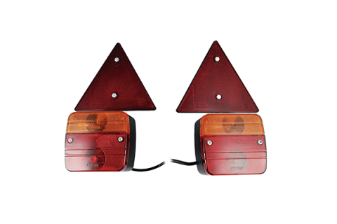 ELECTRICA / ELECTRONICA - KIT MAGNETIC LAMPI REMORCA CU CABLU LUNG DE 7M. CABLU INTRE LAMP JBM