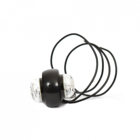 LAMPA GABARIT LED 125 W23, 12V-24V, POZITIE ALB / ROSU WAS [8]