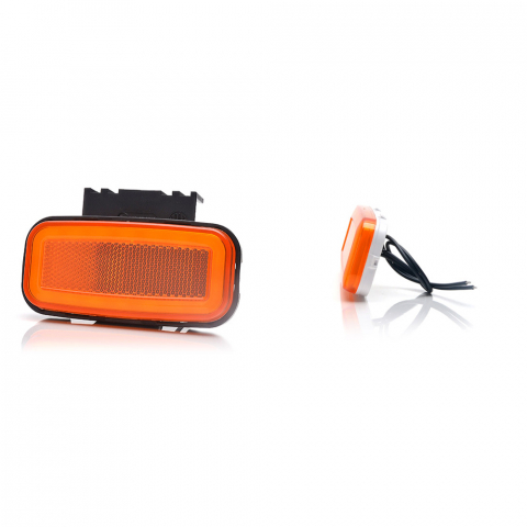 ACCESORII AUTO - LAMPA GABARIT LED 1402 W199, 12V-24V, POZITIE PORTOCALIU WAS