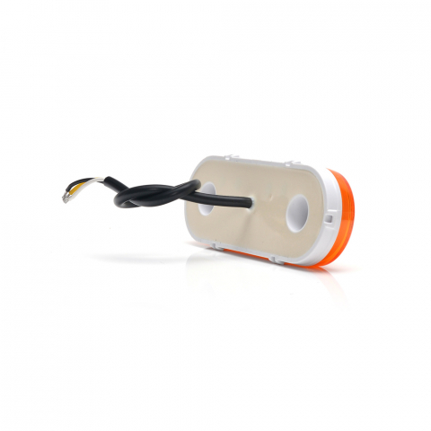 LAMPA GABARIT LED 1420 W198, 12V-24V, POZITIE PORTOCALIU CU SEMNALIZARE WAS [15]