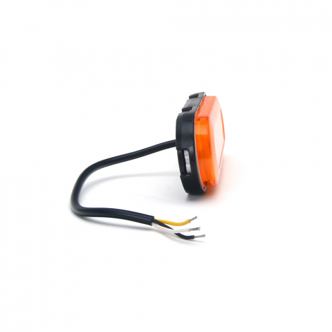 LAMPA GABARIT LED 1420 W198, 12V-24V, POZITIE PORTOCALIU CU SEMNALIZARE WAS [20]
