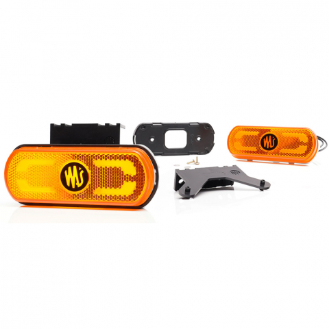 ACCESORII AUTO - LAMPA GABARIT LED 1598 W240, 12V-24V, POZITIE PORTOCALIU WAS