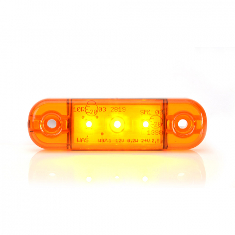 LAMPA GABARIT LED 708 W97.1, 12V-24V, POZITIE PORTOCALIU WAS [2]