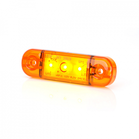 LAMPA GABARIT LED 708 W97.1, 12V-24V, POZITIE PORTOCALIU WAS [1]