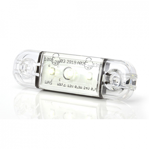 LAMPA GABARIT LED 710 W97.1, 12V-24V, POZITIE ALB WAS [1]
