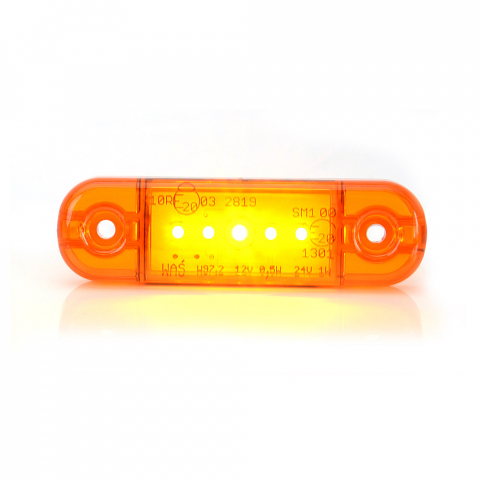 LAMPA GABARIT LED 711 W97.2, 12V-24V, POZITIE PORTOCALIU WAS [9]