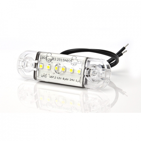 LAMPA GABARIT LED 713 W97.2, 12V-24V, POZITIE ALB WAS [3]