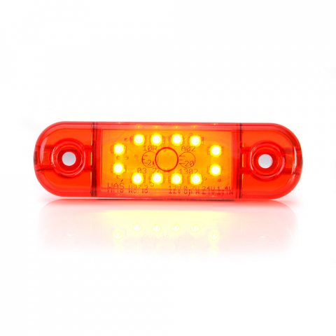 LAMPA GABARIT LED 715 W97.3, 12V-24V, POZITIE ROSU WAS [11]