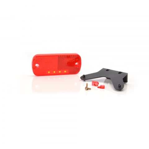 ACCESORII AUTO - LAMPA GABARIT LED 905 W128, 12V-24V, POZITIE ROSU WAS