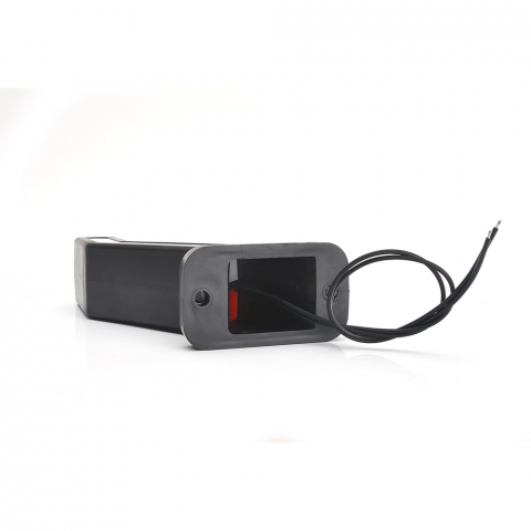 LAMPA GABARIT LED CU BRAT 1165L W168.1, 12V-24V, POZITIE ALB / ROSU / PORTOCALIU STANGA WAS [6]