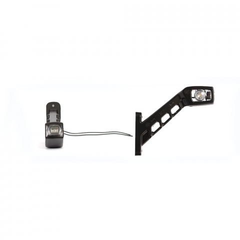 BECURI AUTO - LAMPA GABARIT LED CU BRAT 238P W48, 12V-24V, POZITIE ALB / ROSU / PORTOCALIU DREAPTA WAS