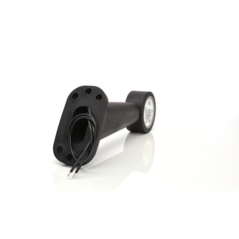 LAMPA GABARIT LED CU BRAT 875L W21.3STAR, 12V-24V, POZITIE ALB / ROSU STANGA WAS [9]
