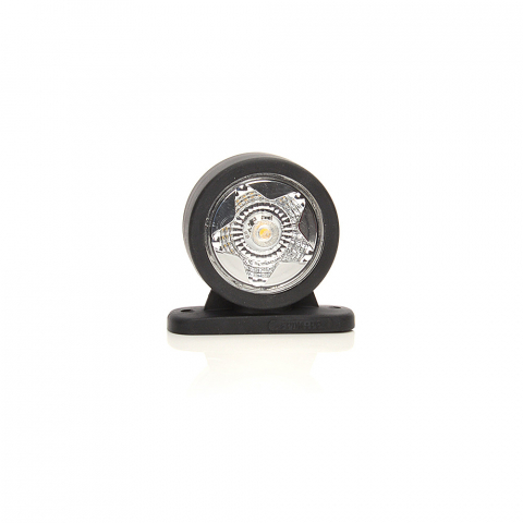 LAMPA GABARIT LED CU BRAT 883 W56STAR, 12V-24V, POZITIE ALB / ROSU WAS [8]