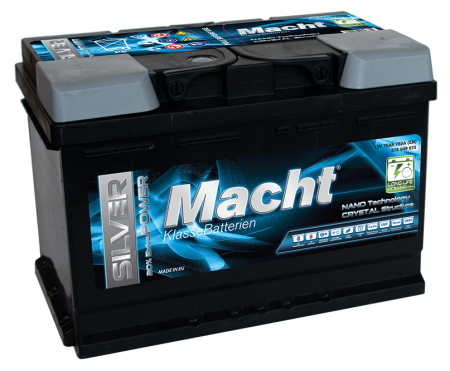 ACUMULATORI & BATERII - MACHT SILVER POWER 12V 65 Ah (640 A  242x175x190)