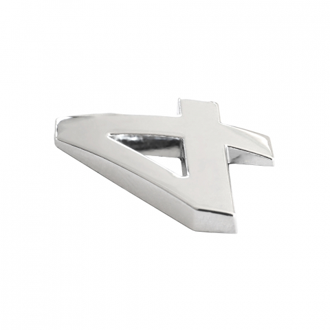 ACCESORII EXTERIOR - ORNAMENT AUTO 3D. CIFRA 4. 26 MM. CROMAT