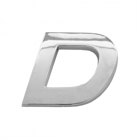 ACCESORII EXTERIOR - ORNAMENT AUTO 3D. LITERA D. 26 MM. CROMAT