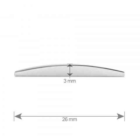 ACCESORII EXTERIOR - ORNAMENT AUTO 3D. LITERA S. 26 MM. CROMAT