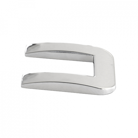 ORNAMENT AUTO 3D. LITERA U. 26 MM. CROMAT [1]
