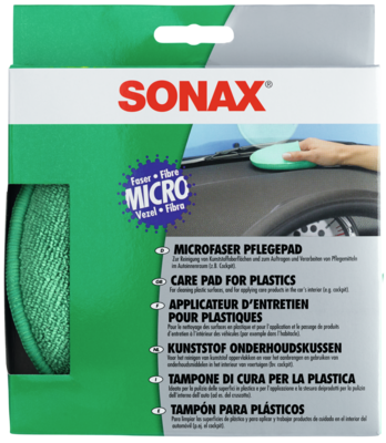 ACCESORII AUTO - PAD DIN MICROFIBRA PENTRU INTRETINEREA MATERIALELOR PLASTICE SONAX