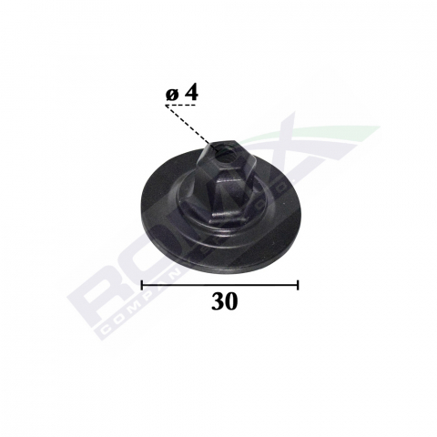 ECHIPAMENTE SERVICE - PIULITA FIXARE ELEMENTE CAPOTA PENTRU GRUP VAG 4X30MM NEGRU - SET 10 BUC