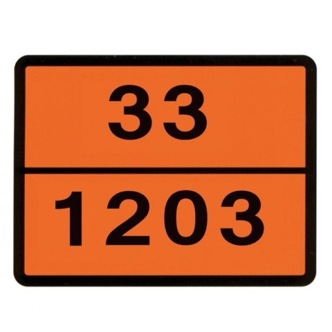 ECHIPAMENTE SERVICE - PLACA ADR 33-1203 30X40 CM PETROL HICO