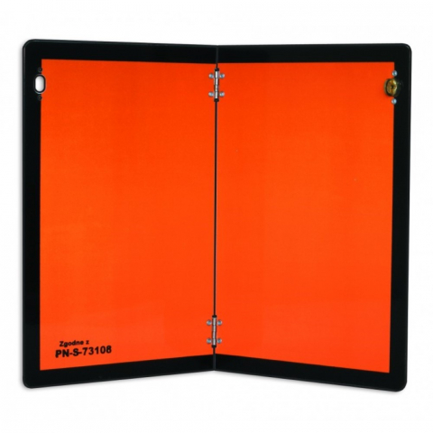 ECHIPAMENTE SERVICE - PLACA ADR 40X30 CM ALUMINIU PLIABILA VERTICAL HICO