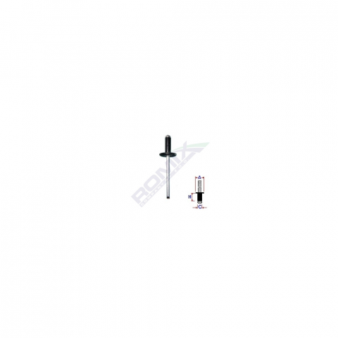 CONSUMABILE SERVICE - POPNIT UNIVERSAL NEGRU 48MM SET 10 BUC
