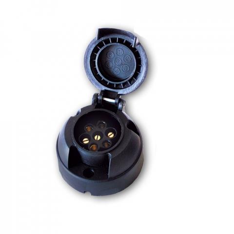 ACCESORII EXTERIOR - PRIZA 12V 7 PINI MAMA PLASTIC HICO