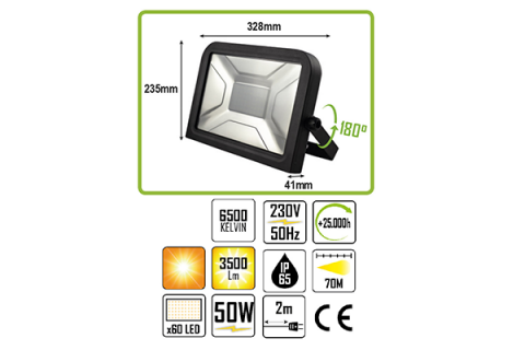 ELECTRICA / ELECTRONICA - PROIECTOR LED 50 W JBM