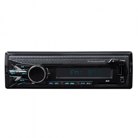 RADIO MP3 PLAYER AUTO DAB SI RDS PNI CLEMENTINE 8480BT 4X45W, 12/24V, CU SD, USB, AUX, RCA, BLUETOOTH SI USB 1.5A [1]