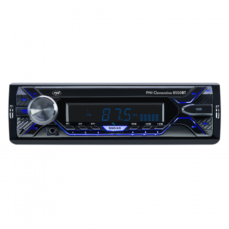RADIO MP3 PLAYER AUTO PNI CLEMENTINE 8550BT, FATA DETASABILA, 4X45W, 12V, 1 DIN, CU SD, USB, AUX, RCA [2]