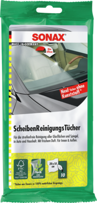 ACCESORII AUTO - SERVETELE SUPRAFETE STICLA PACHET 10 BUCATI SONAX