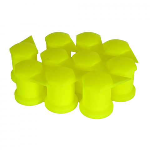 SET 10 BUCATI CAPAC PLASTIC PENTRU PREZON ROATA CU INDICATOR 33 MM NEON [4]