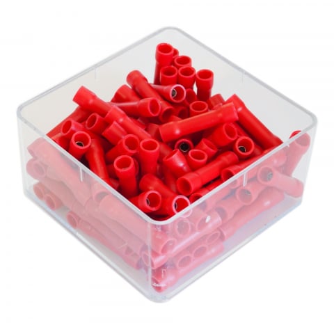 SET 100 MANSOANE ELECTRICE IZOLATE TOTAL ROSII CILINDRIC 4MM [1]
