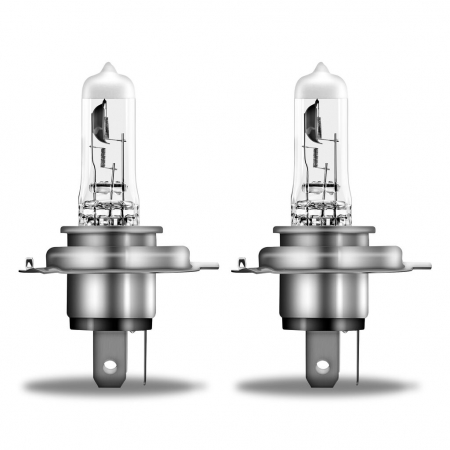BECURI AUTO - SET 2 BECURI 12V H4 60/55 W NIGHT BREAKER SILVER +100% OSRAM
