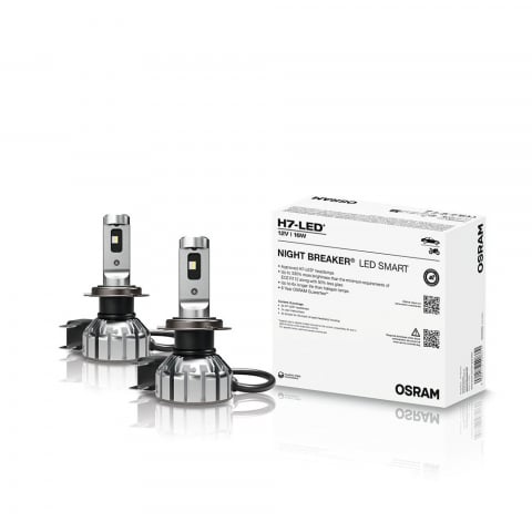 SET 2 BECURI NIGHT BREAKER LED SMART H7 +330% CUTIE OMOLOGARE RAR [4]