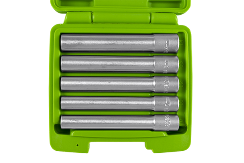 SCULE SI ECHIPAMENTE - SET 5BUC CHEI TUBULARE HEXAGONALE LUNGI 120MM 3/8` JBM