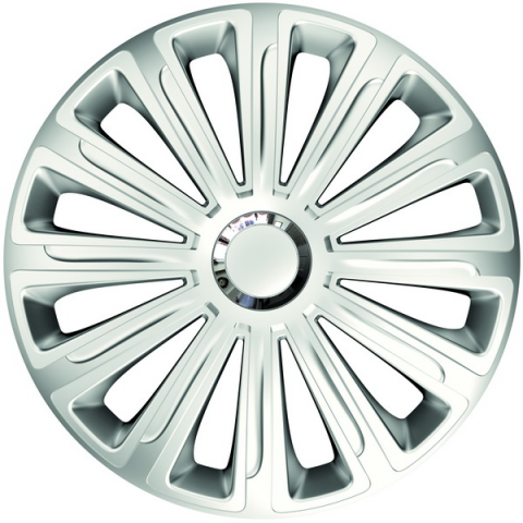 ACCESORII AUTO - SET CAPACE ROTI 14` CU INEL CROMAT TREND