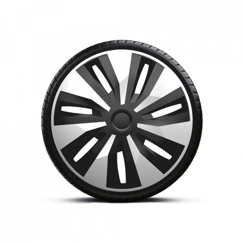 ACCESORII EXTERIOR - SET CAPACE ROTI 15` SILVER-BLACK ORION VAN