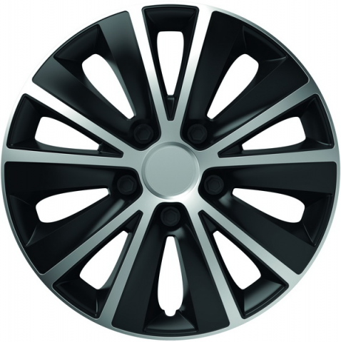ACCESORII EXTERIOR - SET CAPACE ROTI 15` SILVER&BLACK RAPIDE