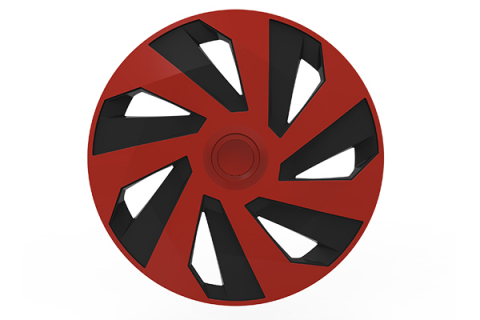 ACCESORII AUTO - SET CAPACE ROTI 16` VECTOR RED&BLACK