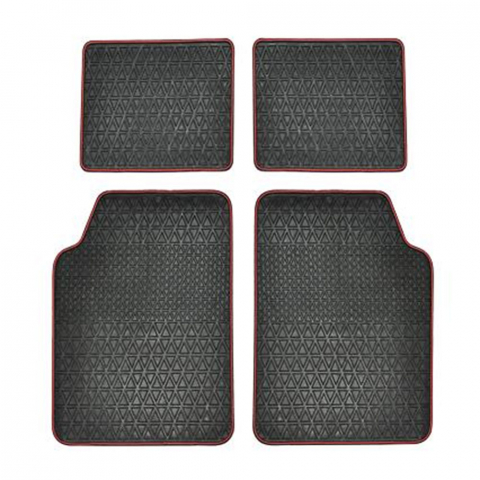 ACCESORII AUTO - SET COVORASE MARGINE ROSIE 68x48/48x47 CM