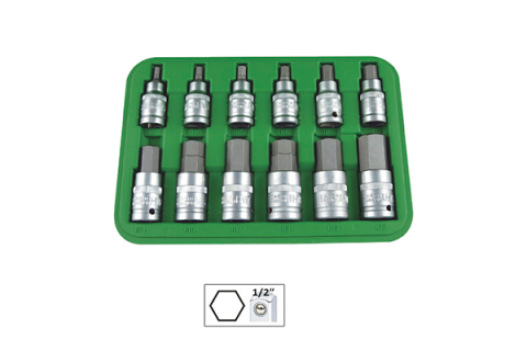 SET DE 12 PIESE 1/2` IMBUSURI HEX. JBM [3]