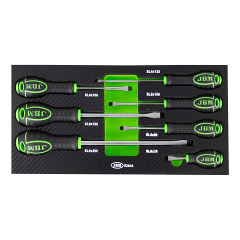ACCESORII AUTO - SET DE 7 SURUBELNITE LATEIN SUPORT SPUMA EVA JBM
