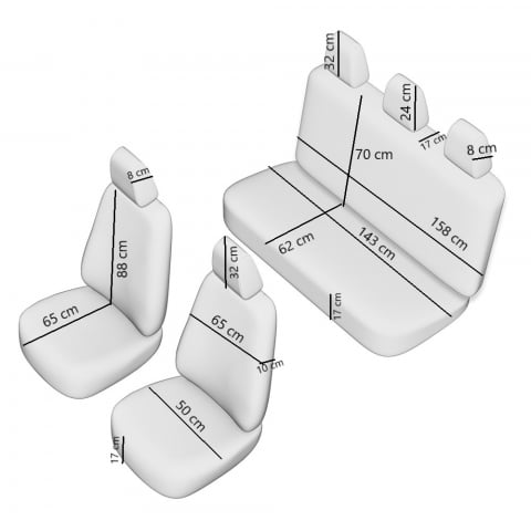 SET HUSE SCAUN DYNAMIC NEGRU [1]